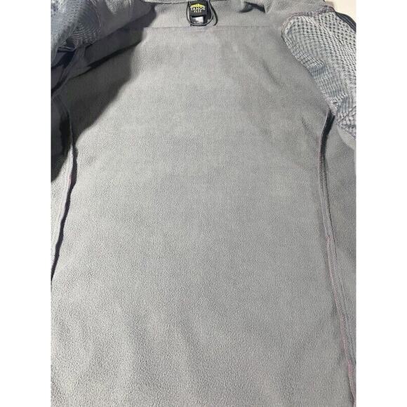 Tahoe Pass Jacket Men's Medium Zip Up Red Canvas With Three Pockets - Picture 3 of 8